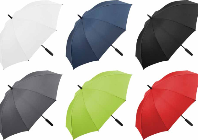 Stockschirme von FARE Skylight in den verschiedenen Farben wei&szlig;, grau, marine, limette, rot, schwarz