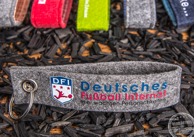 Filzschlüsselanhänger Werbegeschenk