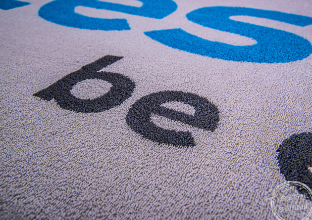 Detail Frottee-Handtuch bestickt