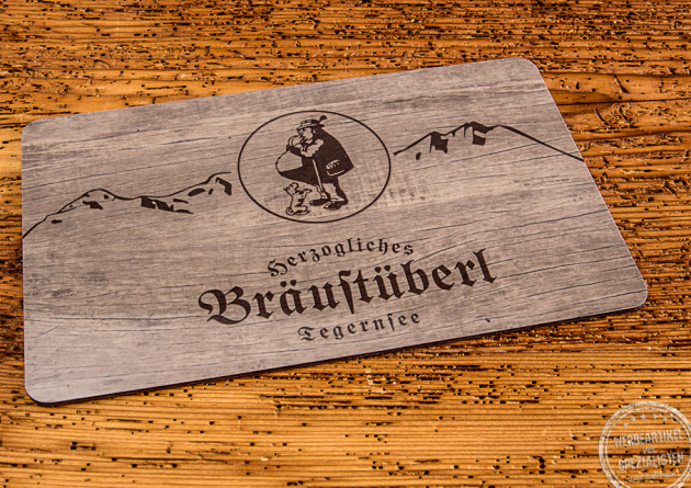 Giveaway Brettchen mit individueller Vorderseite
