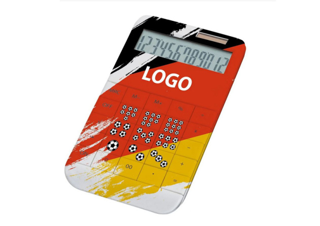 Logo Taschenrechner in Deuschlandfarben