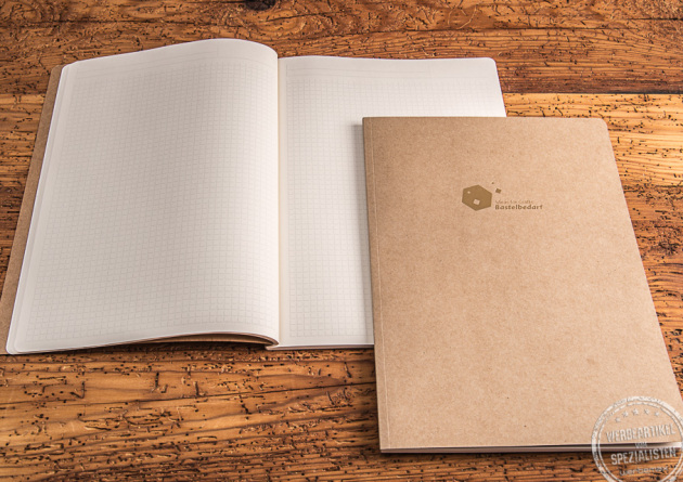 Geiger Notizbuch natur mit Logo