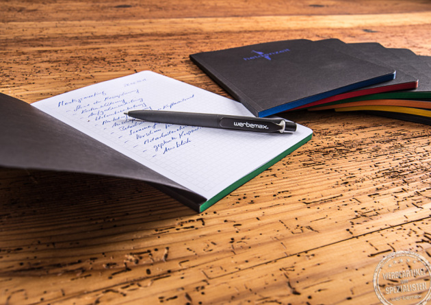 Notizbuch A5 mit Logo Pr&auml;gung