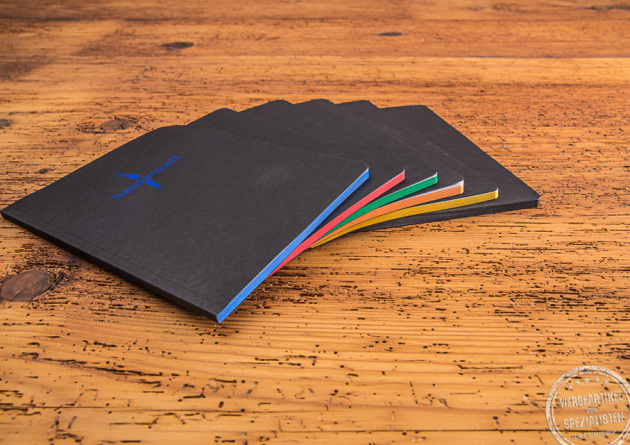 Notizbuch mit Firmenlogo