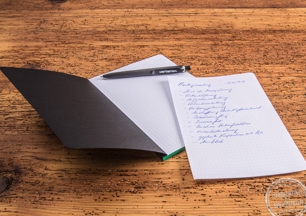A5 Notizbuch mit Firmenlogo