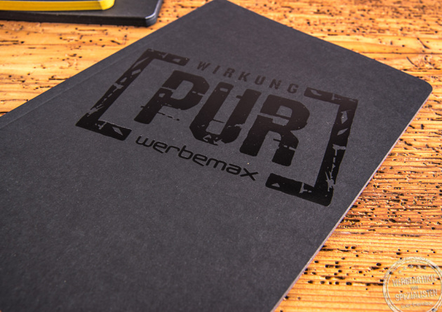 Prägung Notizbücher A5 mit Logo