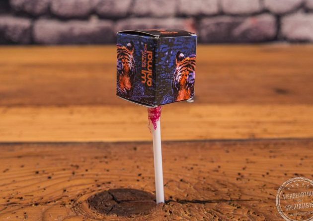 bedruckte Papierverpackung Lolly