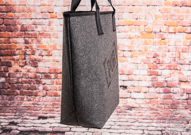 Messetaschen aus Filz in grau