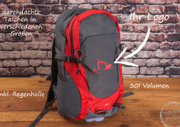 Halfar Trail Rucksack bedruckt