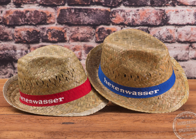 Strohhut mit Banderole