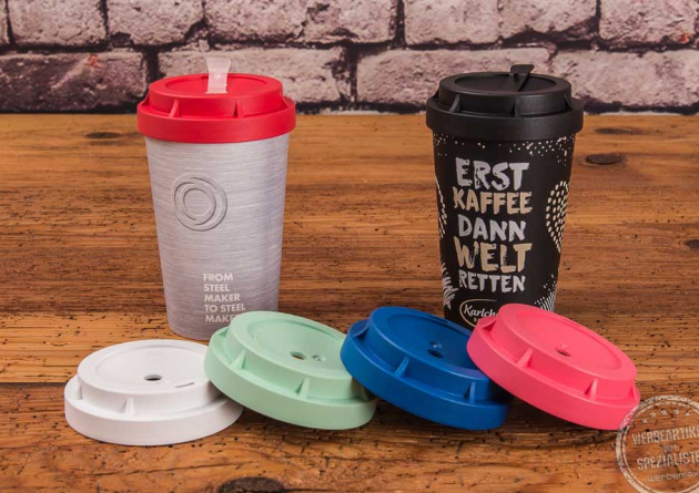 Heybico Werbeartikel Coffee to go Becher in verschiedenen Ausf&uuml;hrungen