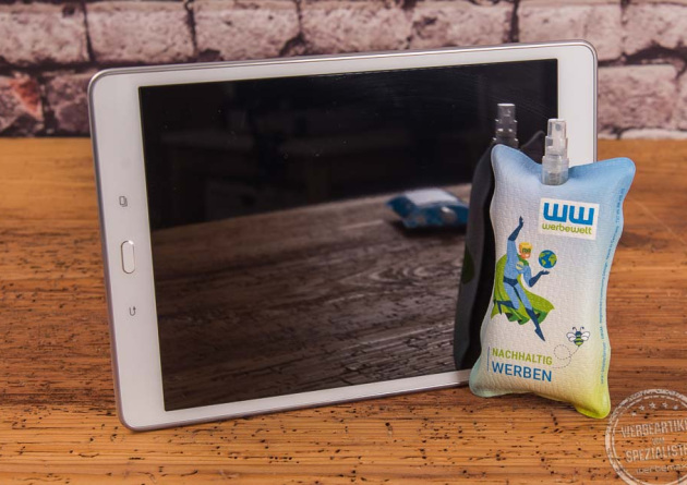 display reiniger f&uuml;r touchscreen und bildschirm als werbemittel