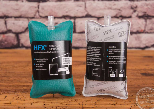 display reiniger als werbeartikel mit logodruck