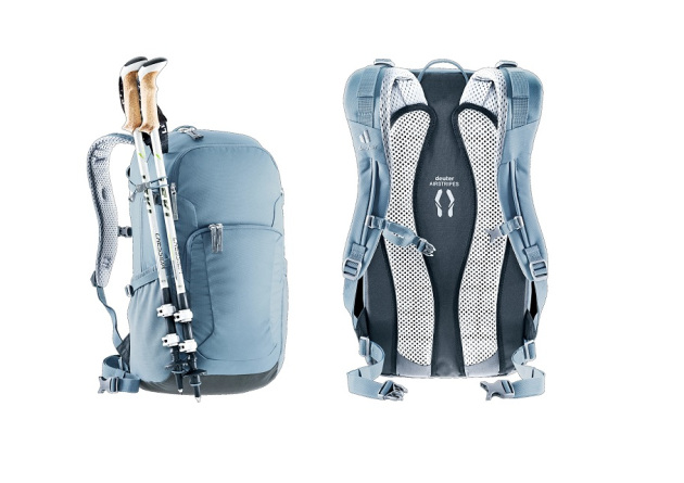 Deuter Wanderrucksack mit Stockhalter