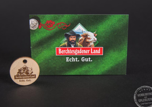 Einkaufswagenchip mit Logodruck