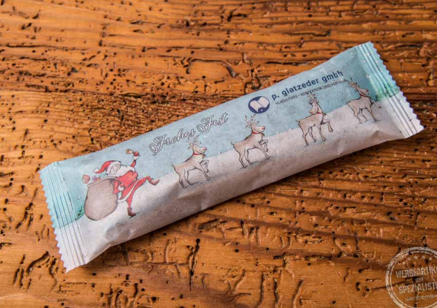 Schokolade im Papierflowpack Kaiserstuhl