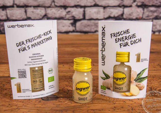 Beispiele Logo Kloster Kitchen Ingwer Trink mit Einzelverpackung