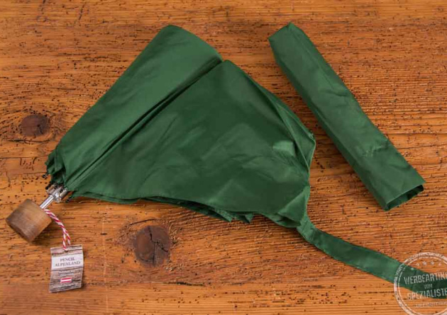 Kompakter Taschenschirm Alpen Pencil mit Logo