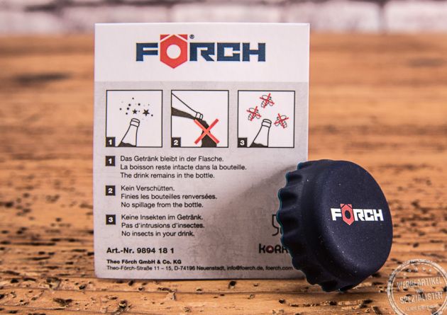 Korki praktischer Flaschenverschluss als Give Away mit Logo 