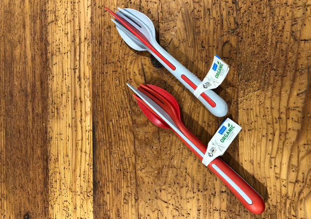 Koziol Klikk Besteck f&uuml;r unterwegs mit kombinierbaren Farben