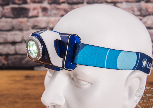 Stirnlampe LED Lenser mit Logo
