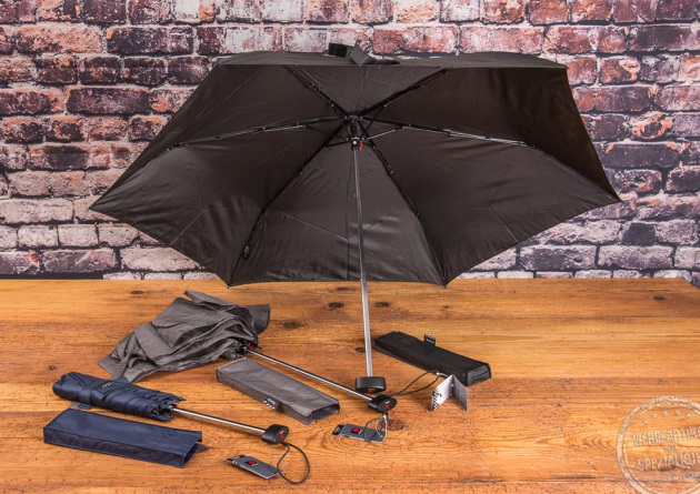 Taschenschirm bedruckt mit Logo