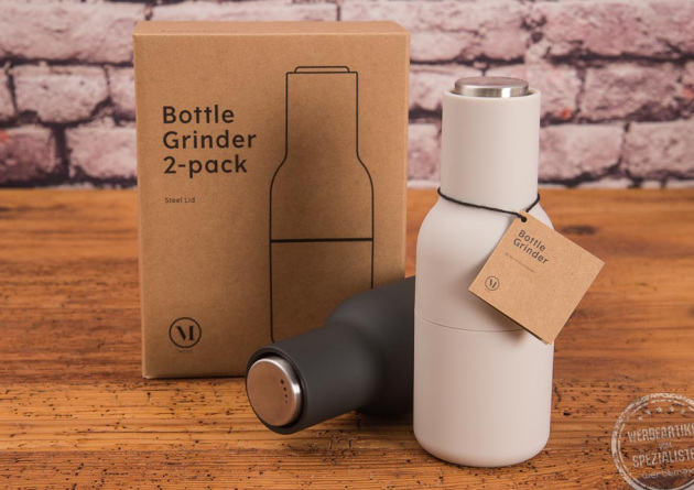bottle grinder gewuerzmuehle als werbeartikel mit logo bedrucken