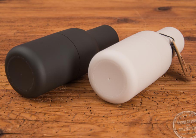 menu bottle grinder give away mit logogravur