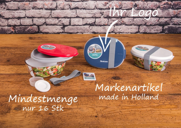 Mepal Salatbox mit Logo