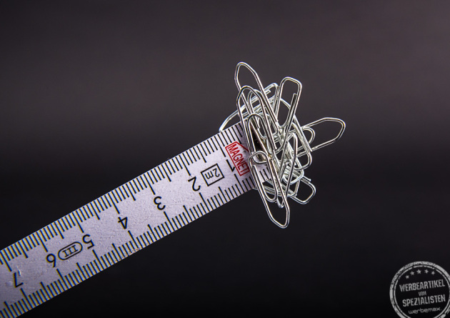 Logo Meterstab mit Magnet