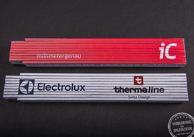 Werbeartikel Meterstab mit Druck