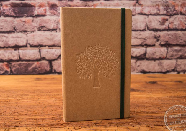 Eco Paper Book mit Prägung