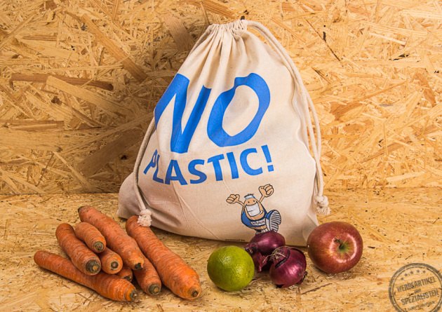 nachhaltige Einkaufstasche mit Werbedruck