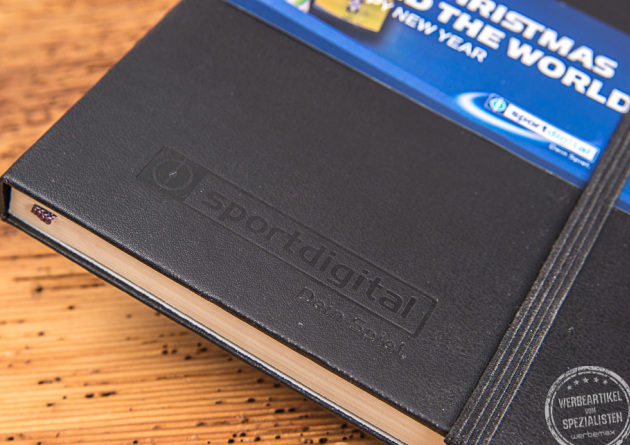 Moleskine Notizbücher mit Werbe Banderole