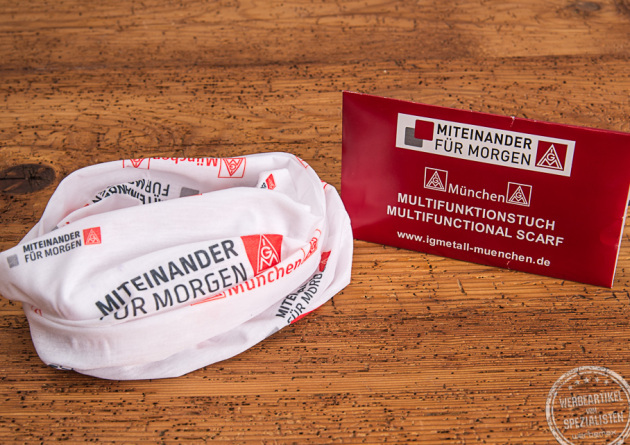 multifunktionstuch mit verpackung aus karton