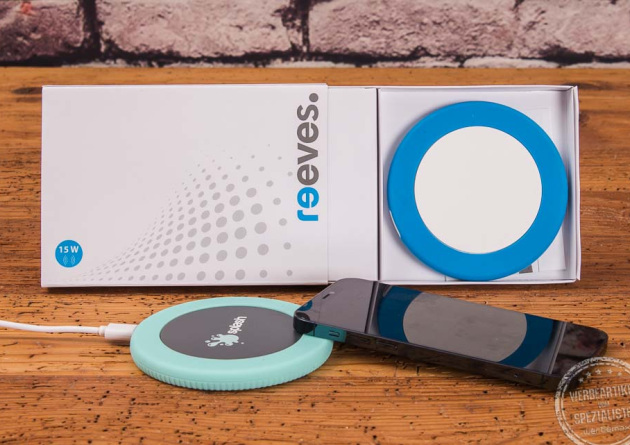 myMatola Wireless Charger grau und wei&szlig;