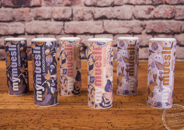 mymüsli individuell gestaltete Müslidosen