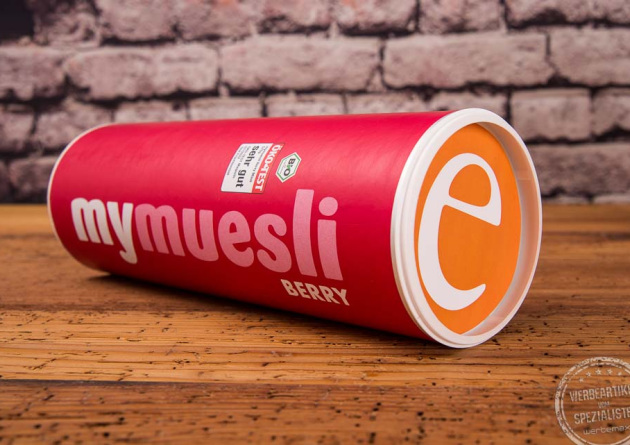 mymüsli Müslidose mit individuellem Einleger im Deckel