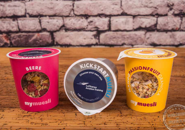 mymüsli To Go Becher mit Müsli für unterwegs