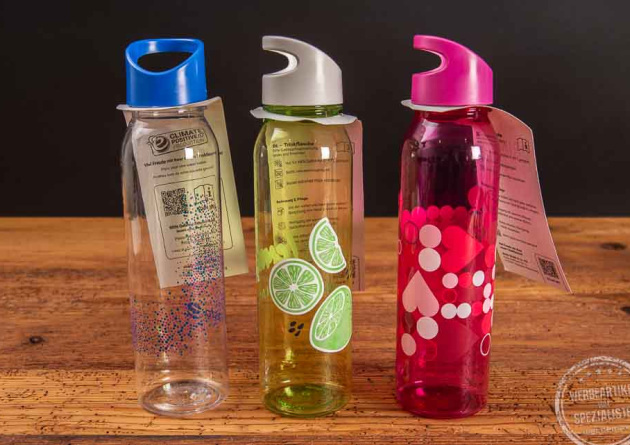 Nachhaltige Trinkflasche Active Wave mit Werbedruck