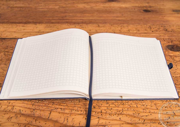 Notizbuch quadratisch als Werbegeschenk