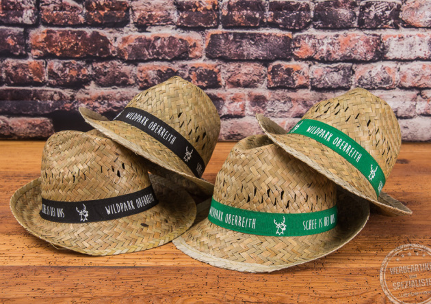 wildtierpark oberreith strohhut werbeartikel