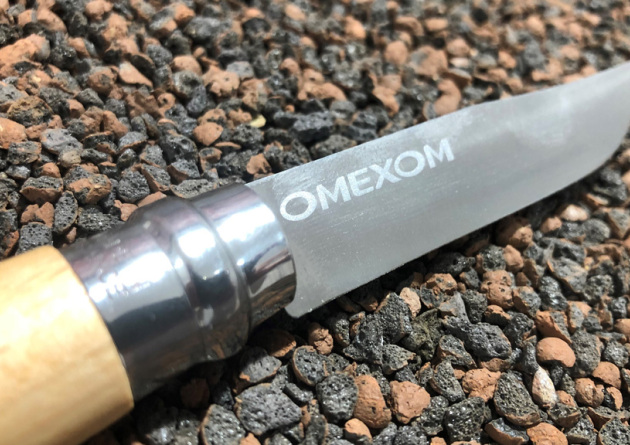 Opinel Taschenmesser mit Werbeanbringung auf Klinge