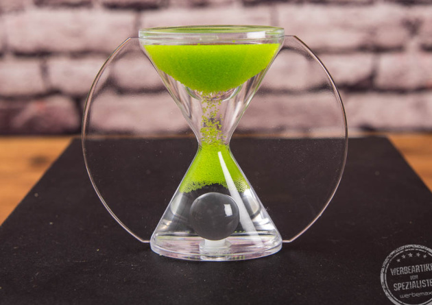 Paradox Sanduhr mit Logo bedrucken