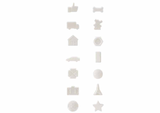 Pfefferminzpastillen in Sonderform wie LKW, Like, Haus, Stern, Eifelturm, Auto, Ball uvm.