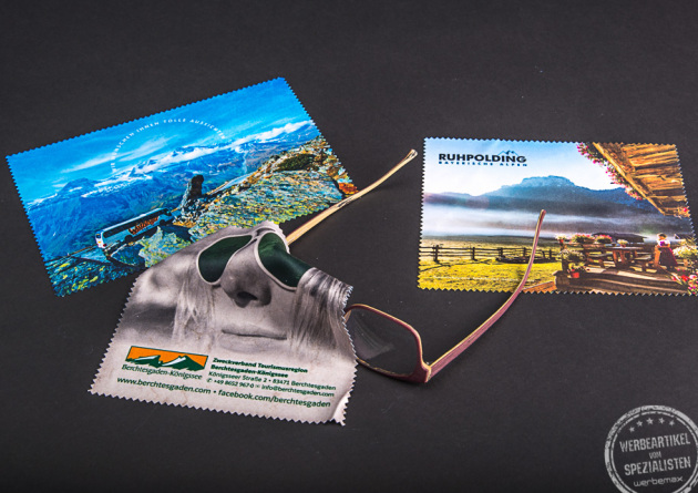 Brillenputztücher mit Werbedruck