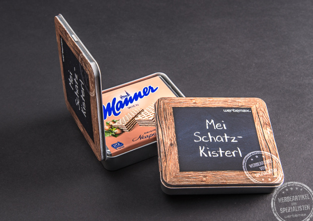 Manner zum Verschenken mit Logo