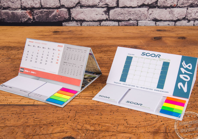 Kalender mit Logo