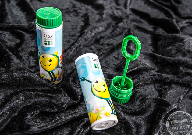 Eigenes Logo auf Pustefix Seifenblasen