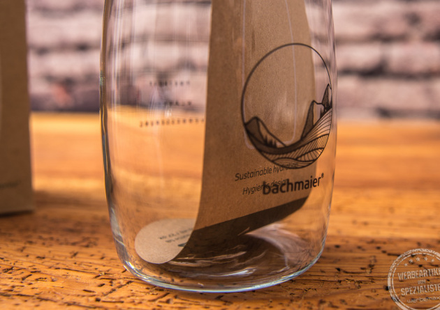 retap Glasflasche mit Logo Gravur 